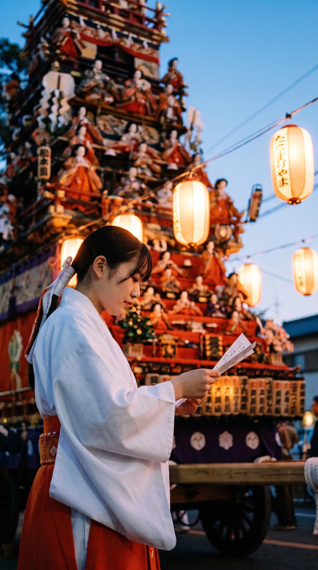A Prayer Beneath the Lanterns