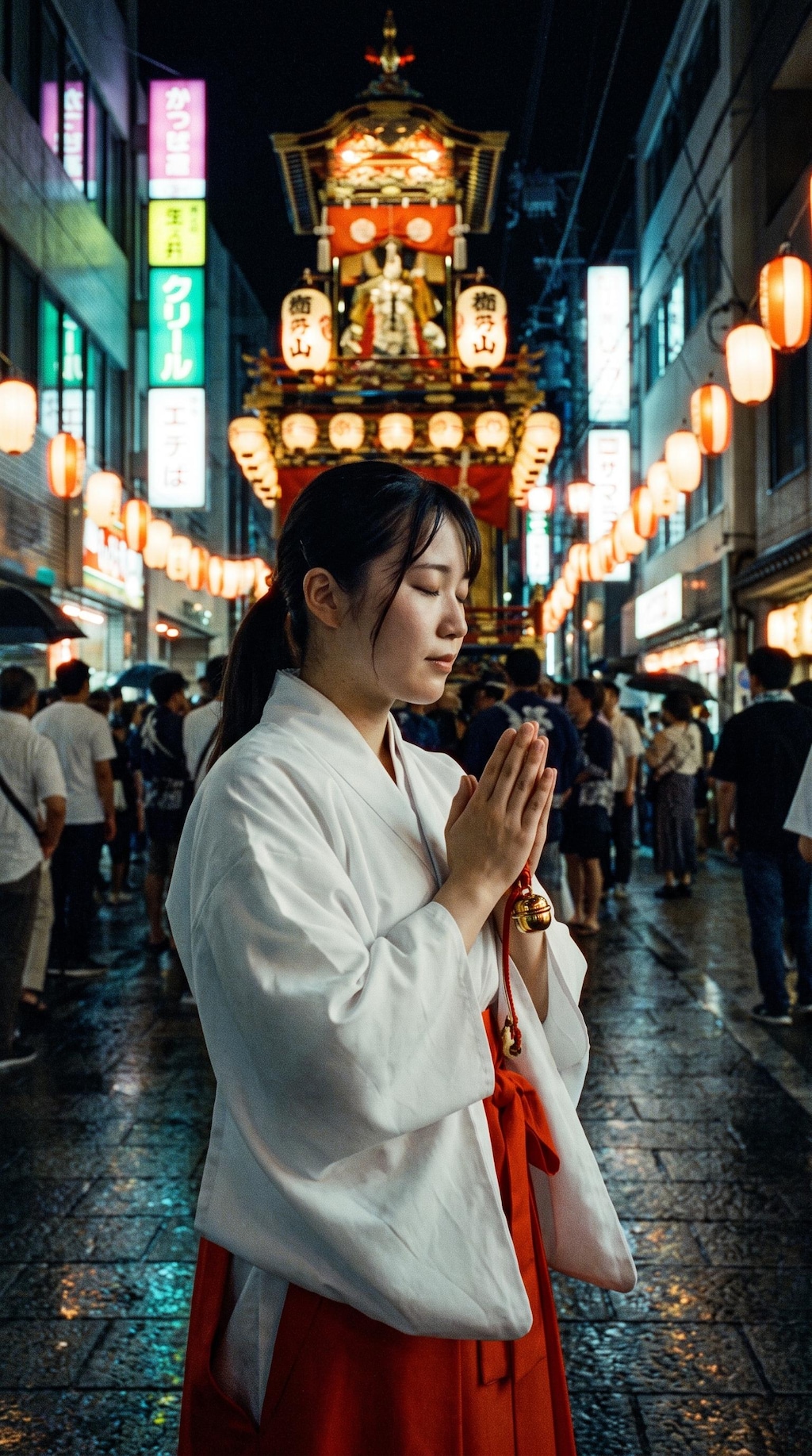 A Prayer Beneath the Lanterns