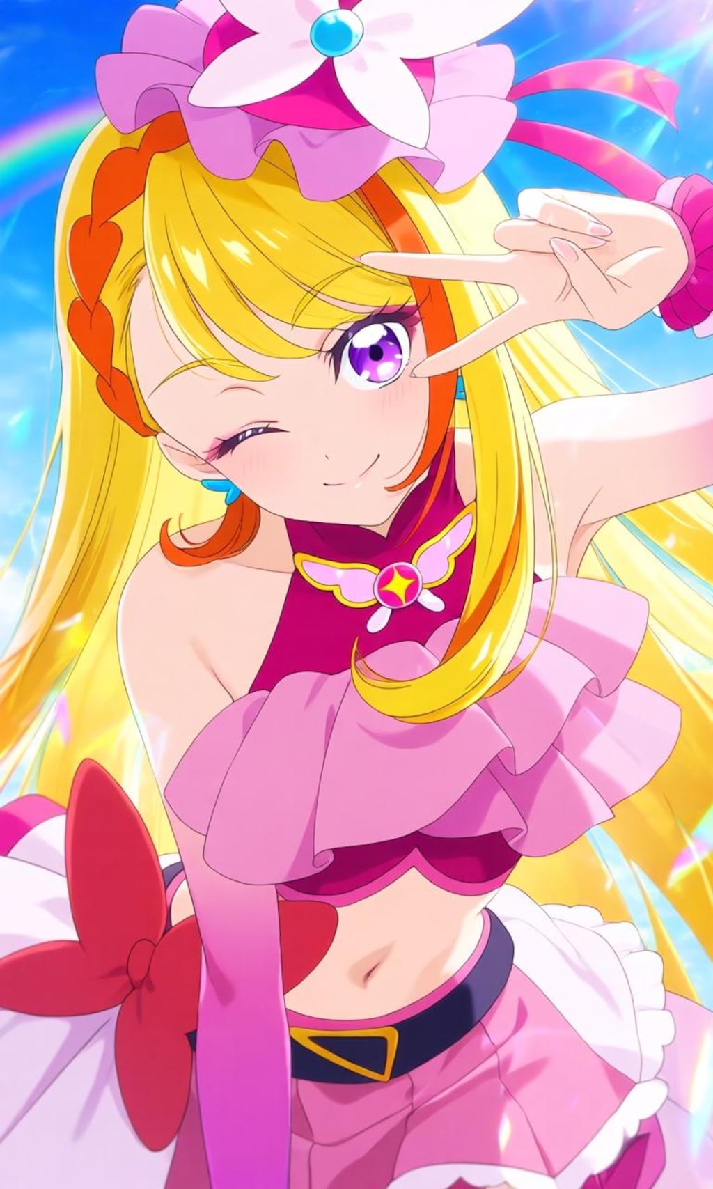 可愛いキュアバタフライ