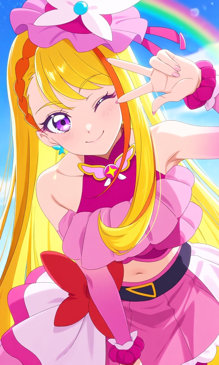 可愛いキュアバタフライ | の人気AIイラスト・グラビア