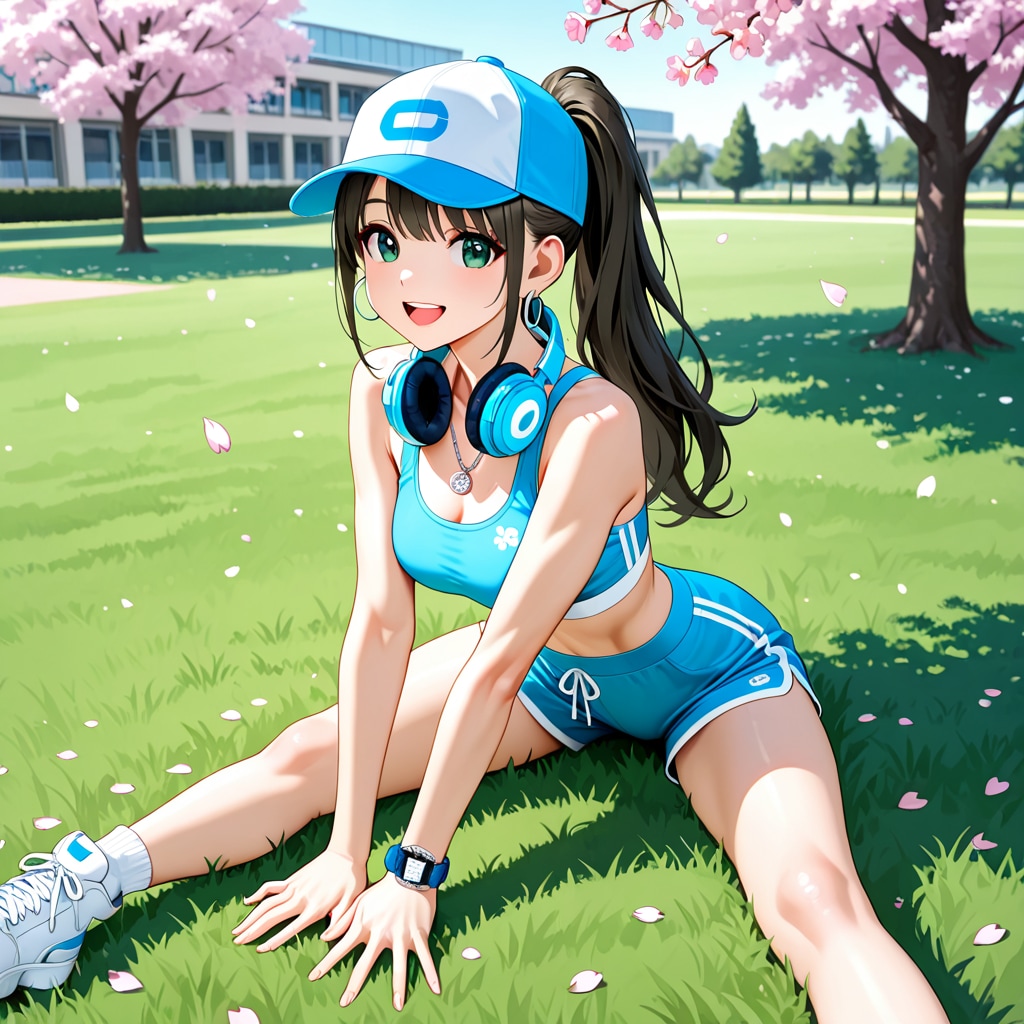 お兄ちゃん、エッチもいいけどたまには運動しないとね。 | の人気AIイラスト・グラビア