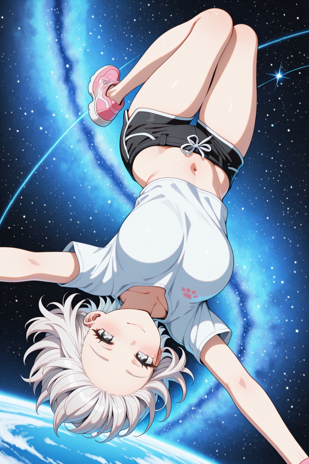 女の子と星空　その３