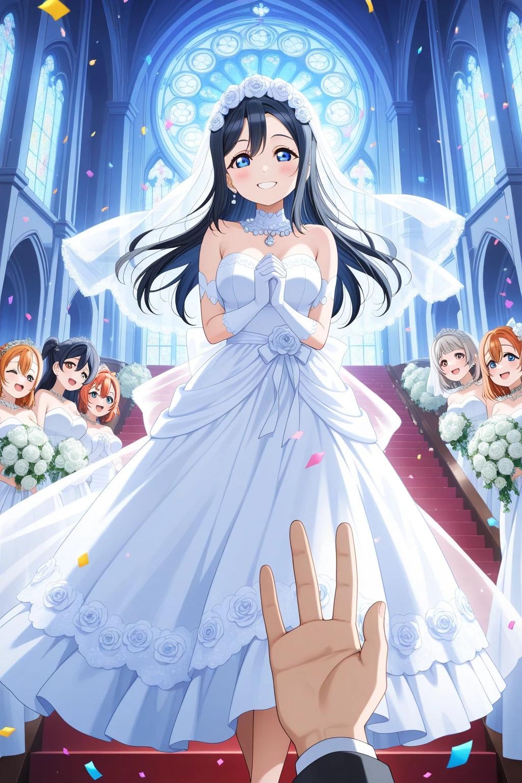 ラブライブキャラと結婚式