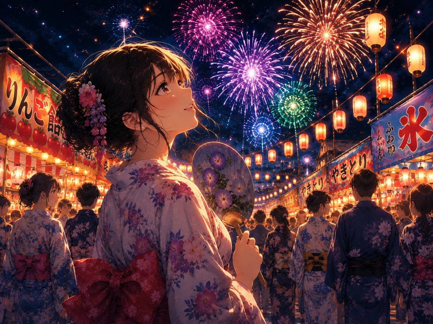 花火よりも君に見惚れて