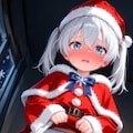 あ、あの、クリスマスプレゼントは……何がほしいですか？　ギャルのパンティー？　ご、ごめんなさい、そういうものはちょっと……あ、あの、わ、私のでよければ……ど、どうぞ。 4枚目