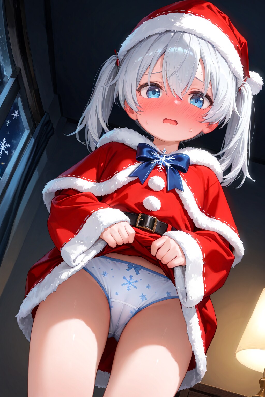 あ、あの、クリスマスプレゼントは……何がほしいですか？　ギャルのパンティー？　ご、ごめんなさい、そういうものはちょっと……あ、あの、わ、私のでよければ……ど、どうぞ。