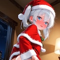 あ、あの、クリスマスプレゼントは……何がほしいですか？　ギャルのパンティー？　ご、ごめんなさい、そういうものはちょっと……あ、あの、わ、私のでよければ……ど、どうぞ。 7枚目