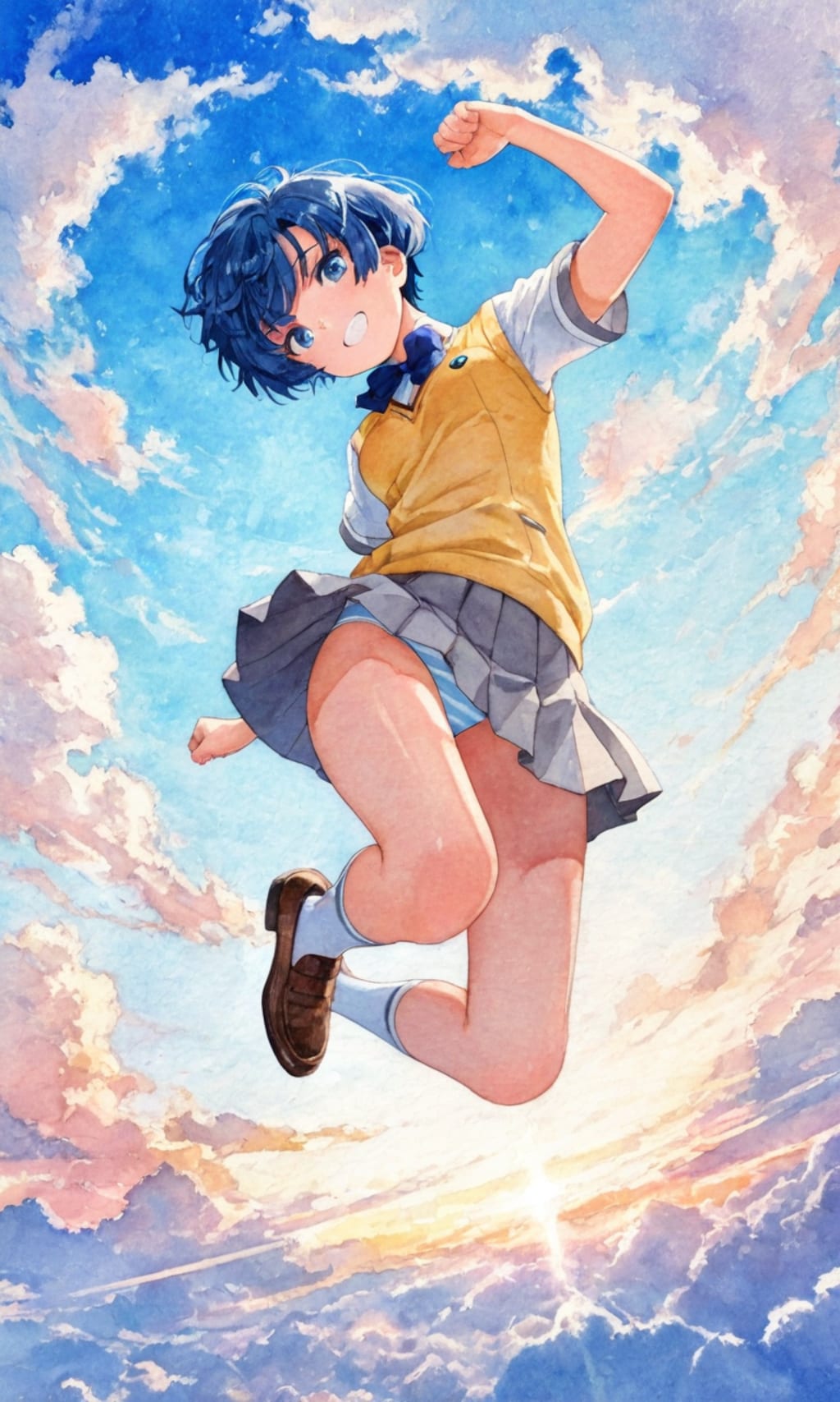 飛んだり跳ねたり柑菜ちゃん