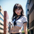 制服とショートパンツ 10枚目