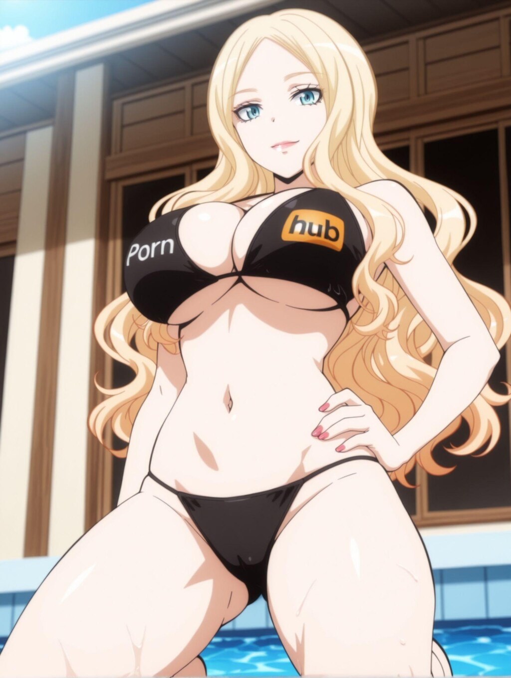 ビッチ先生×Pornhubビキニ