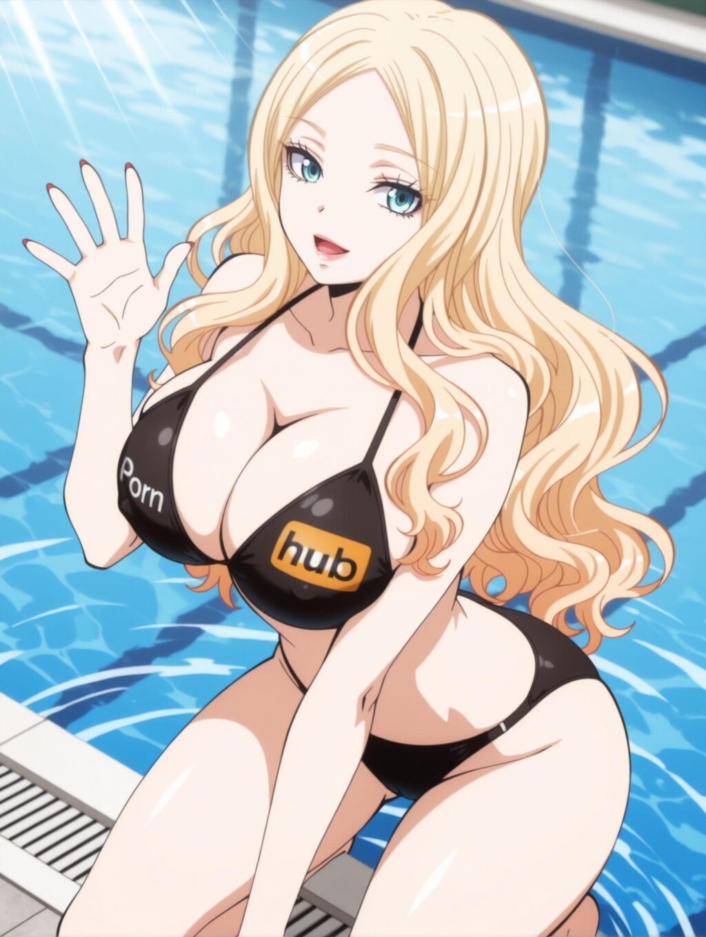 ビッチ先生×Pornhubビキニ