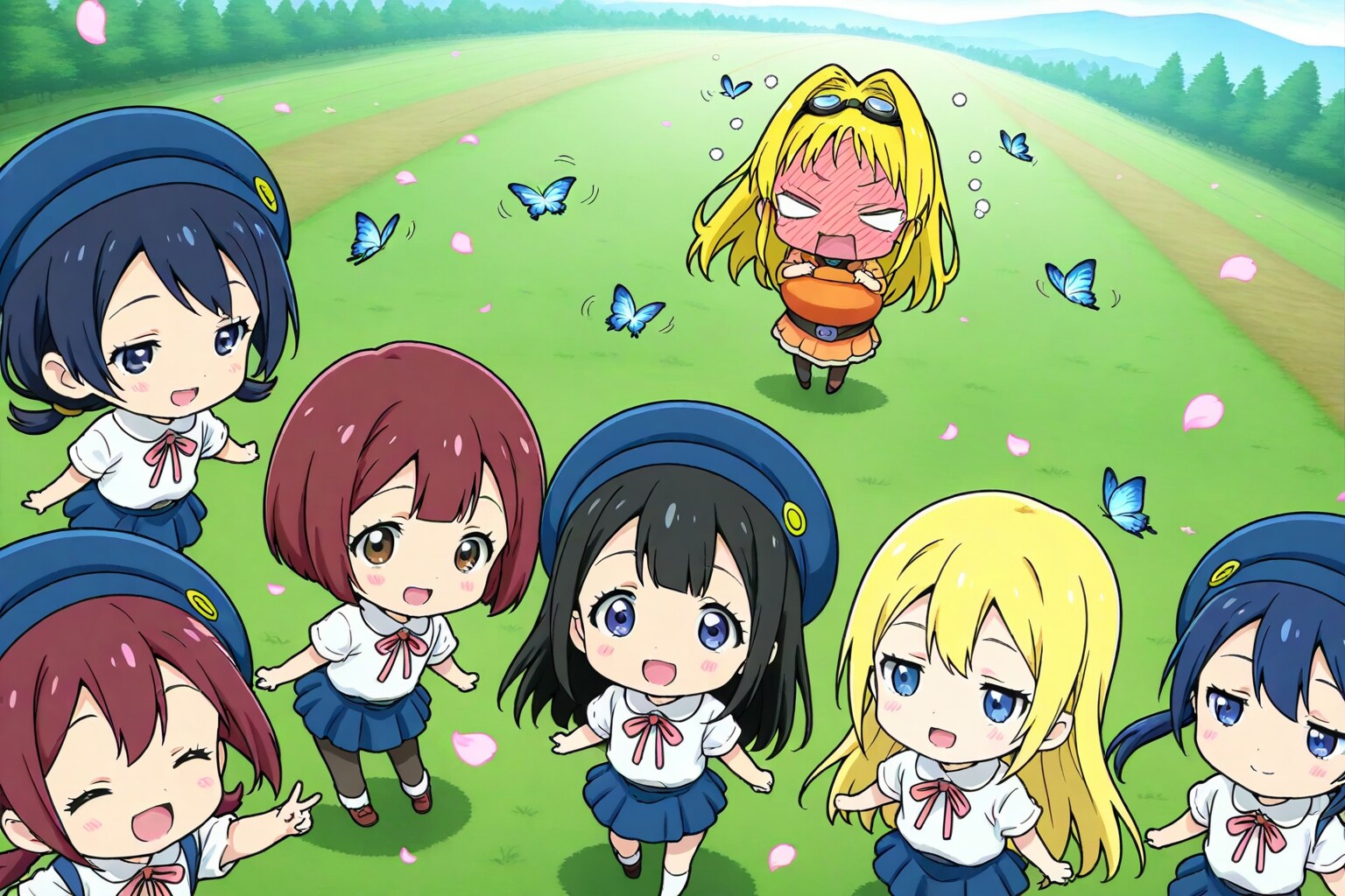 蝶々が煽ってきた。 | の人気AIイラスト・グラビア