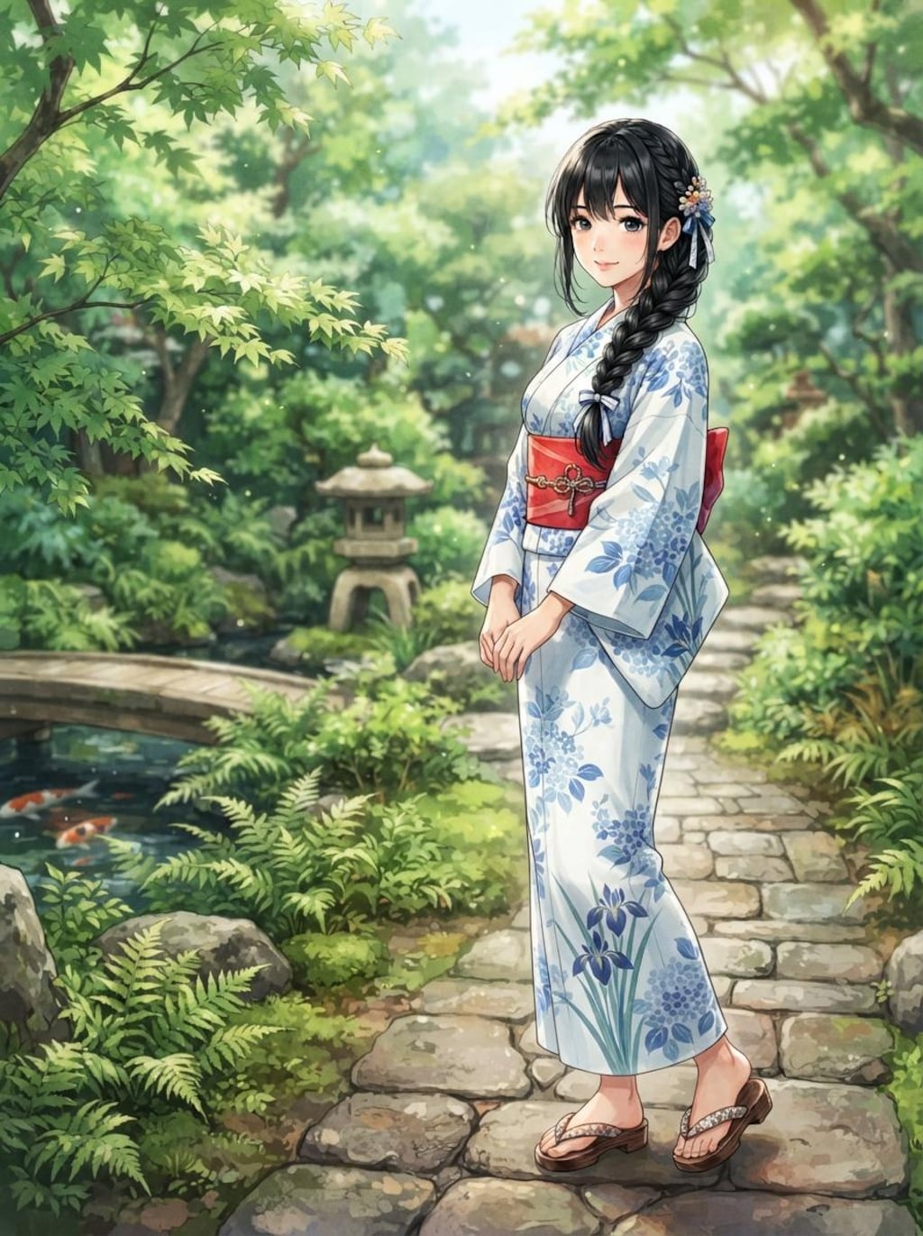 浴衣の少女