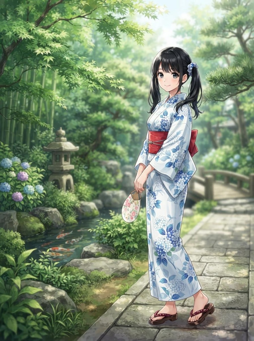 浴衣の少女