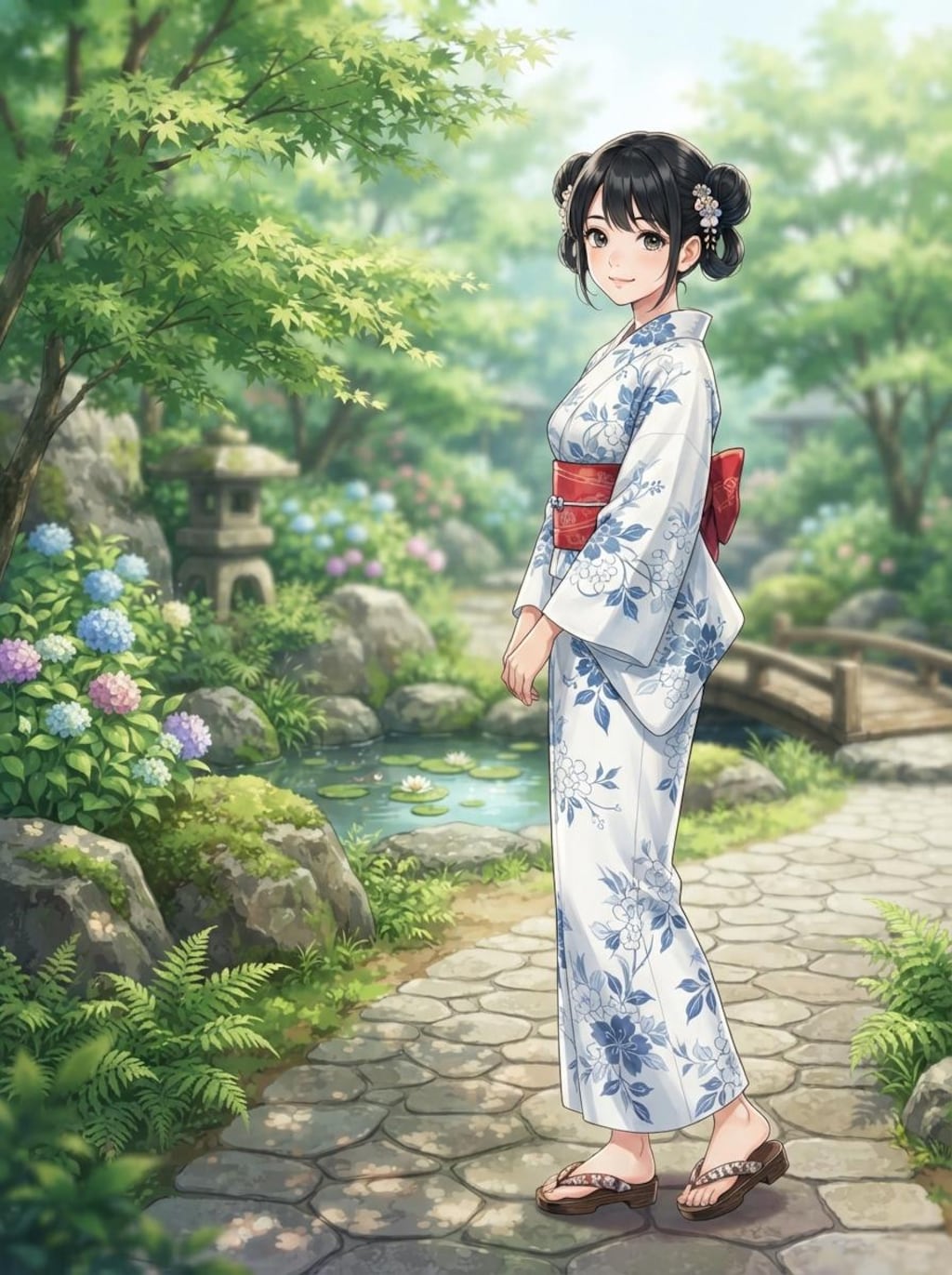 浴衣の少女