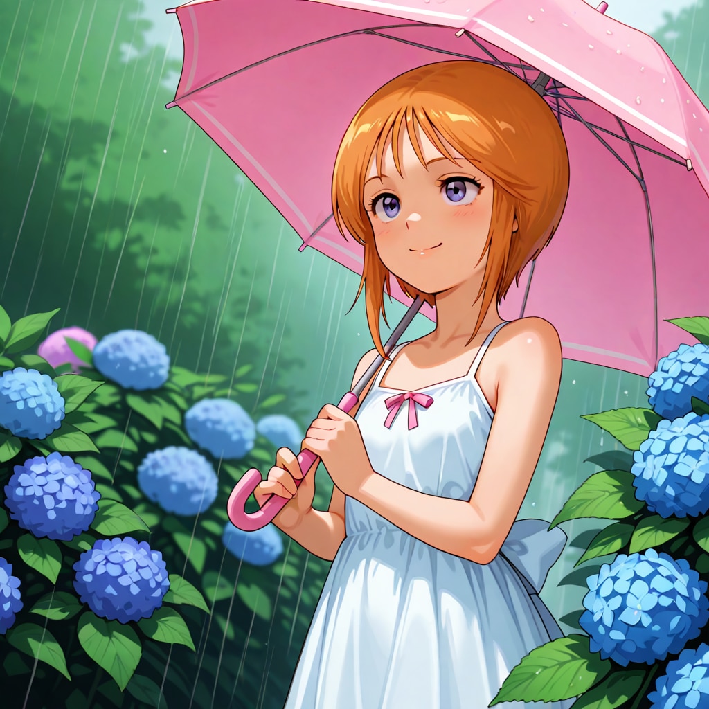 プルと紫陽花