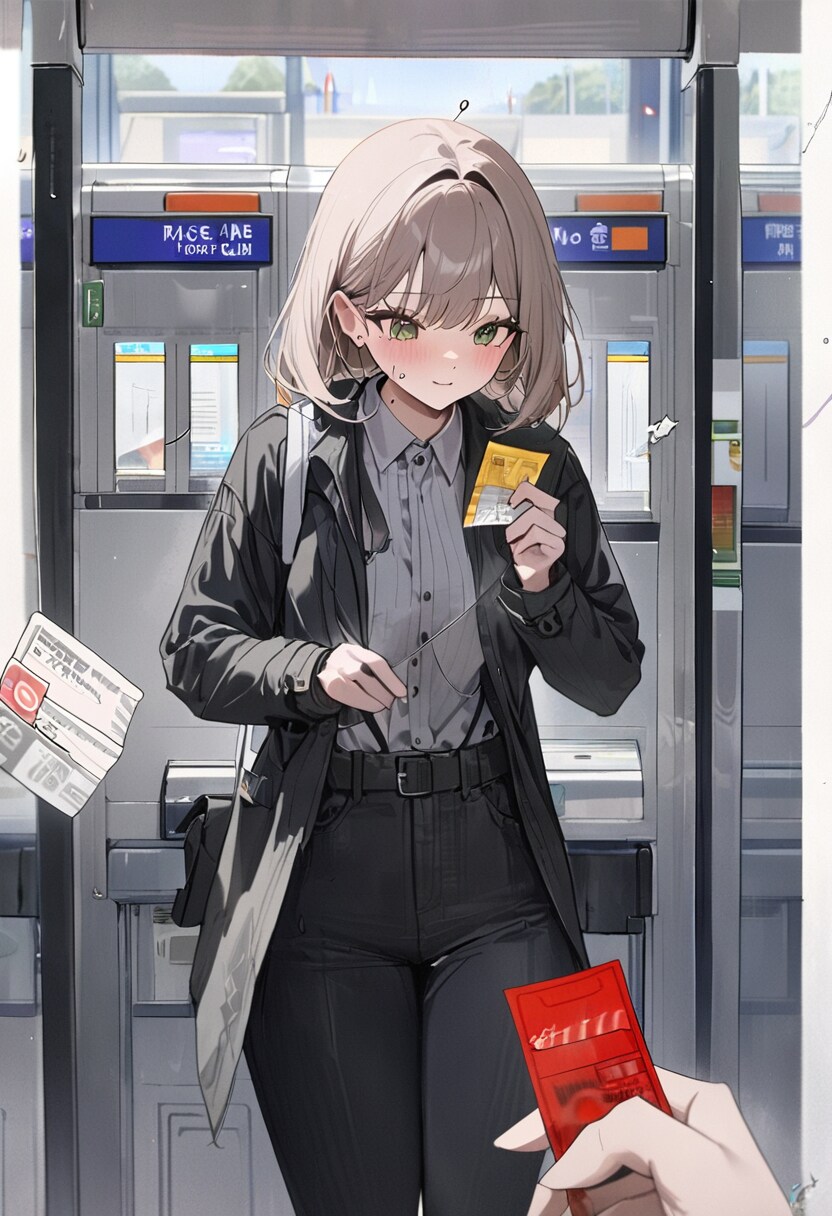 「このチケットであってるかな……」 | の人気AIイラスト・グラビア