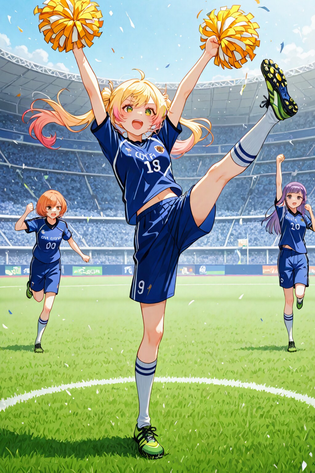 Wカップななでしこ応援ガールズ⚽️📣❤️