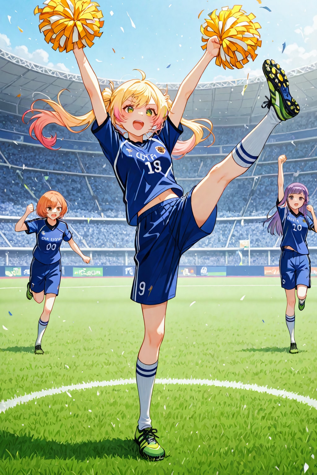 Wカップななでしこ応援ガールズ⚽️📣❤️