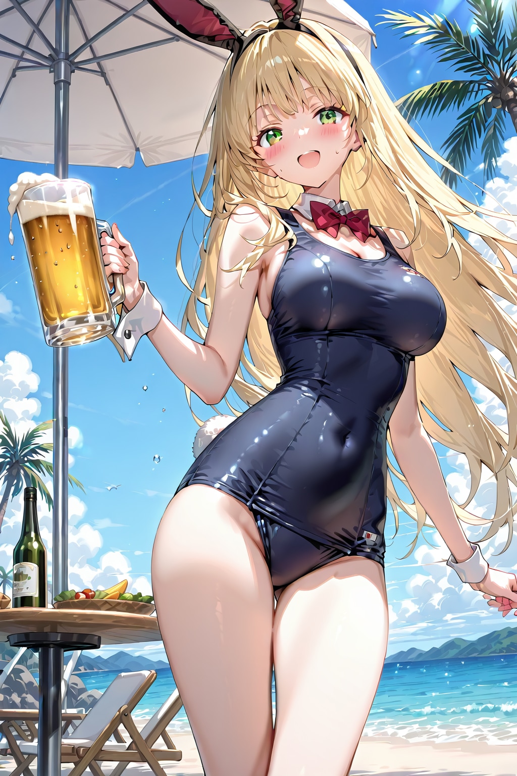 スク水バニーガール