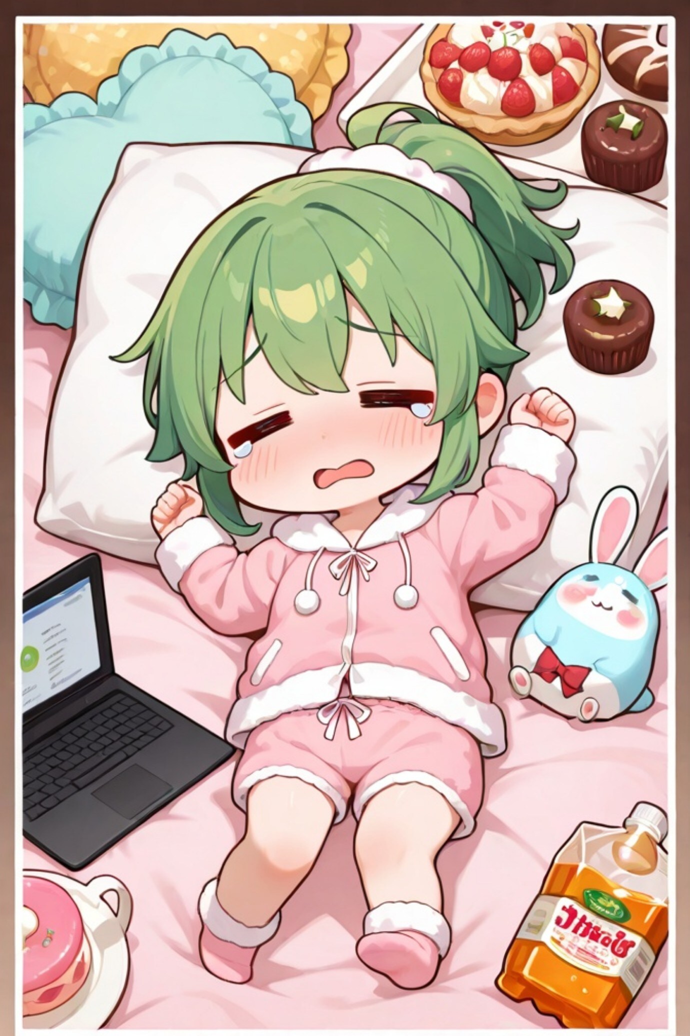はたらきたくない緑髪ちゃん