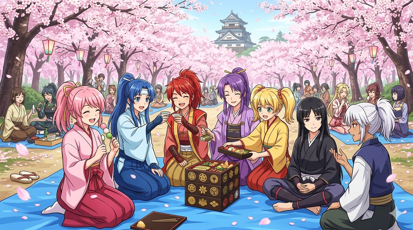 お花見🌸 | の人気AIイラスト・グラビア