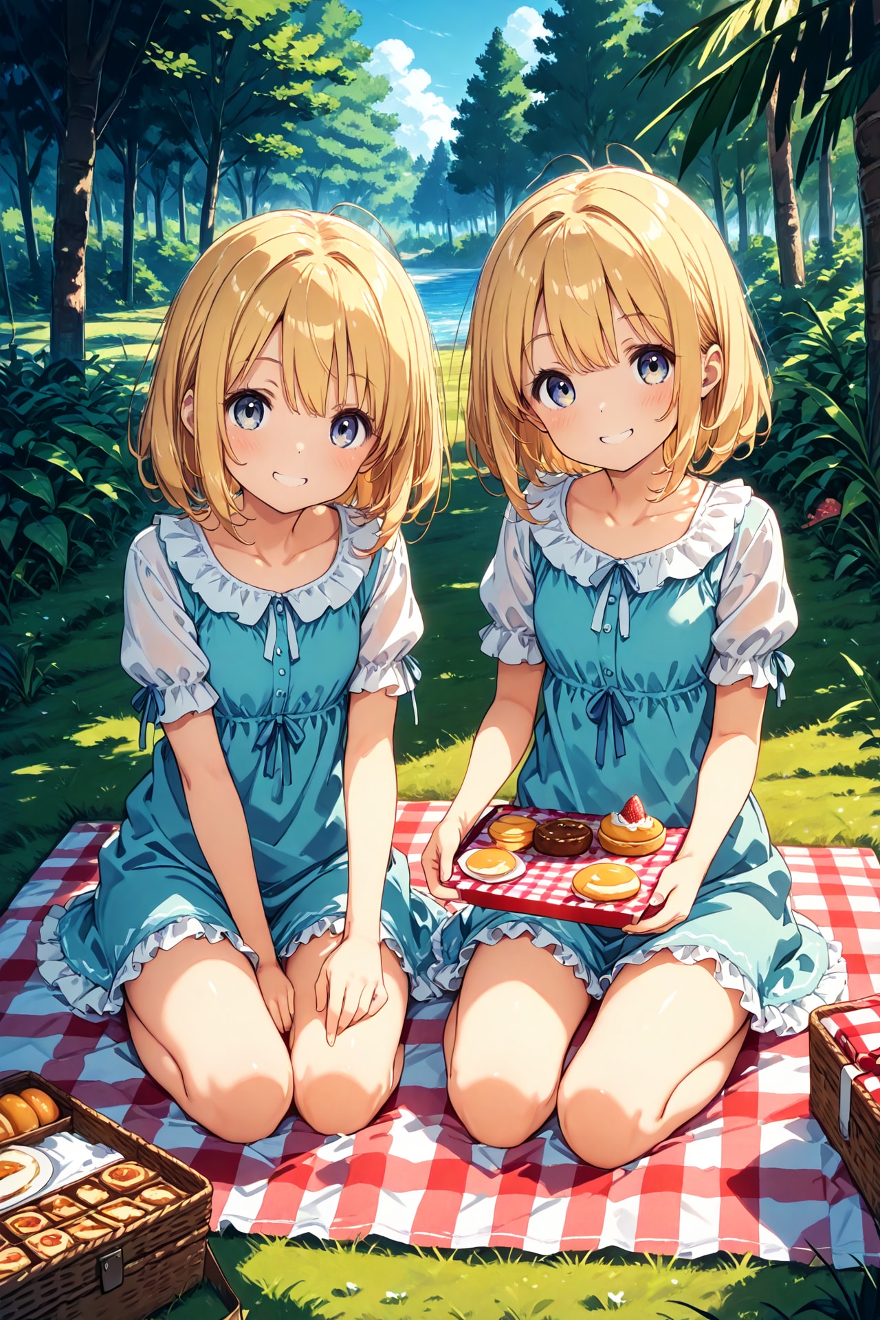 パパと一緒にピクニック💕