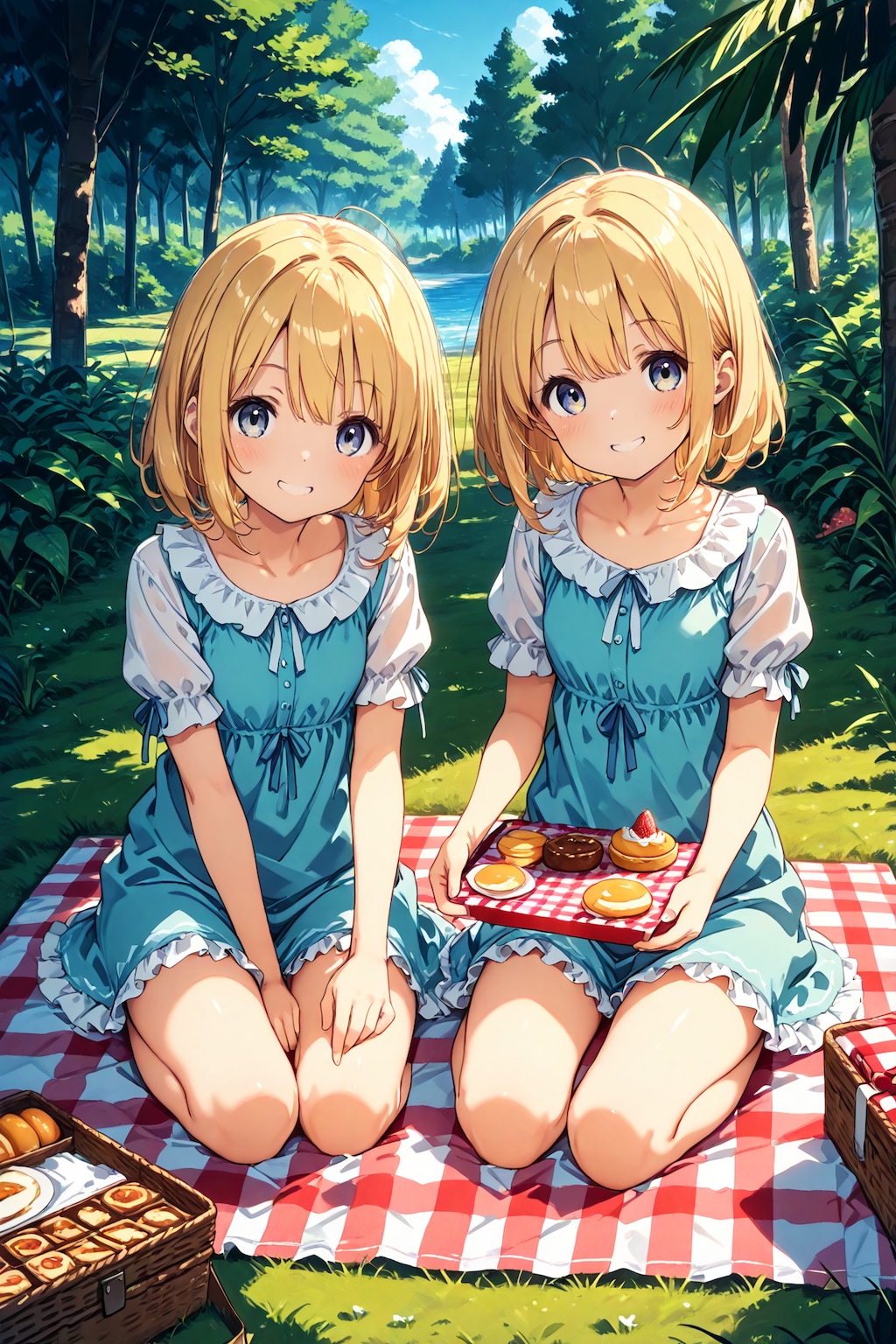 パパと一緒にピクニック💕