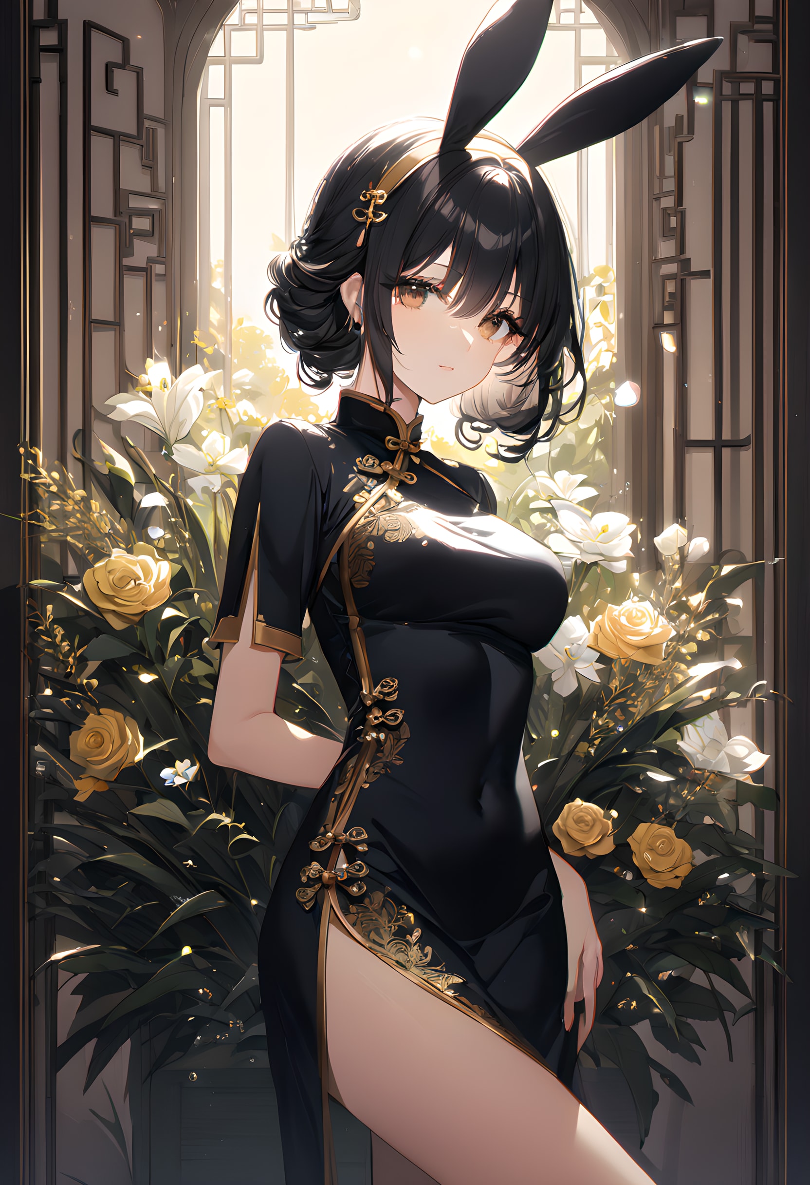 祝いの花と共に | の人気AIイラスト・グラビア