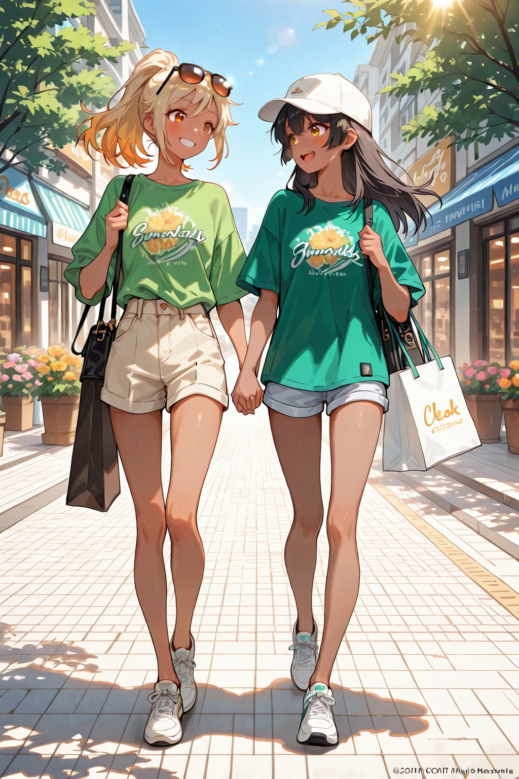 2人は仲良し