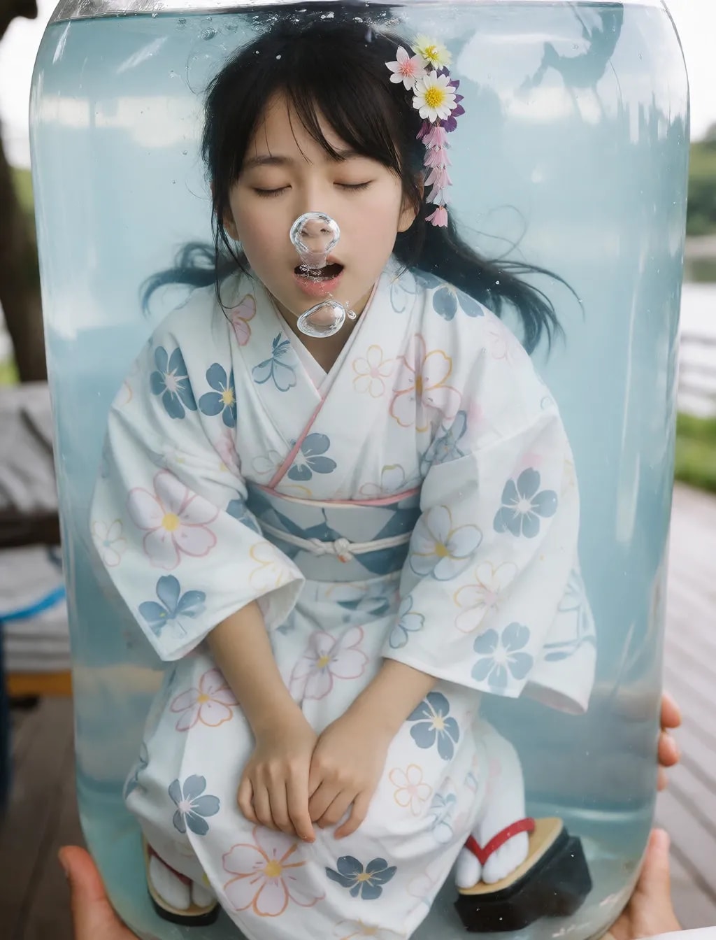 水の中フェチ