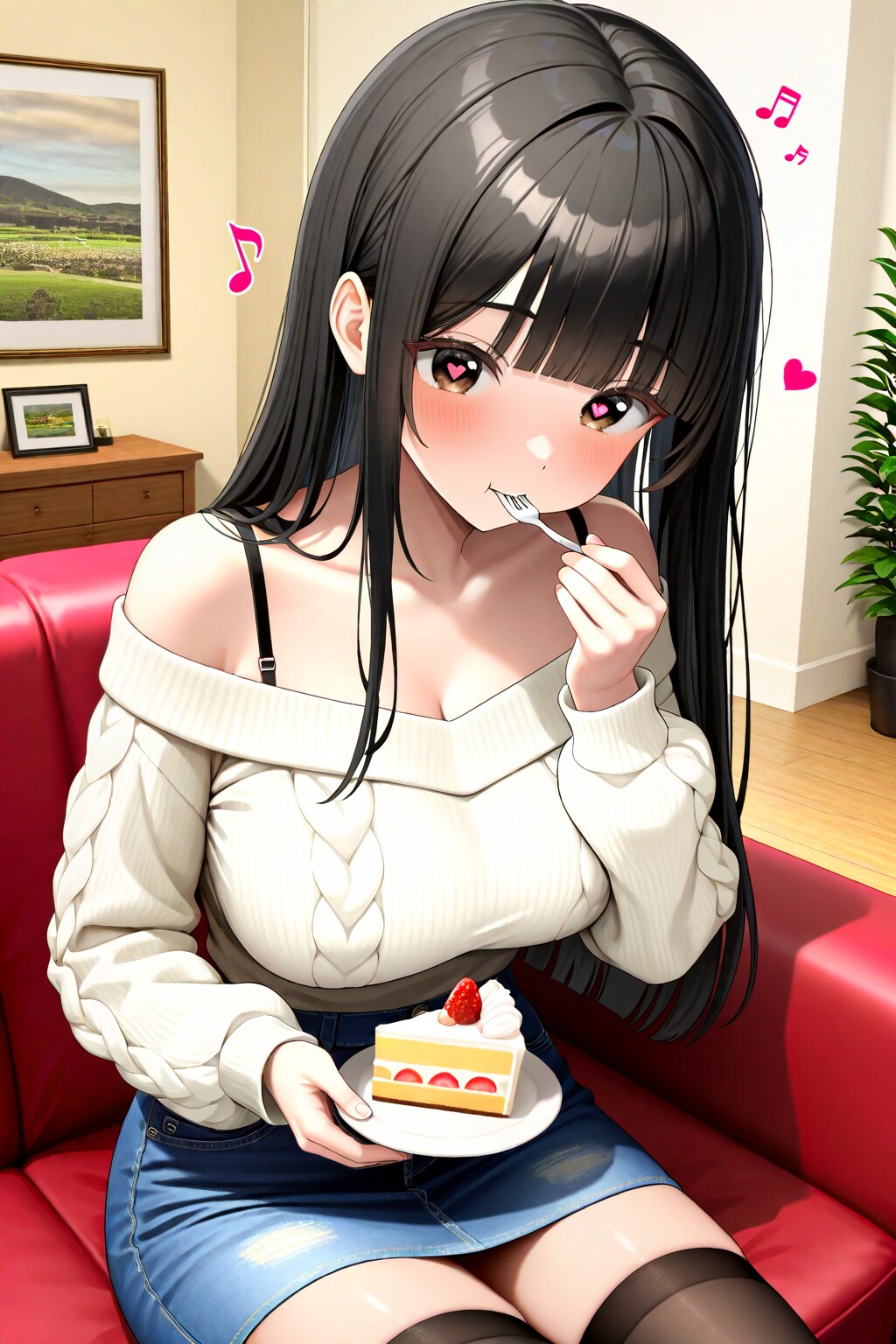 ケーキ食うサキちゃん