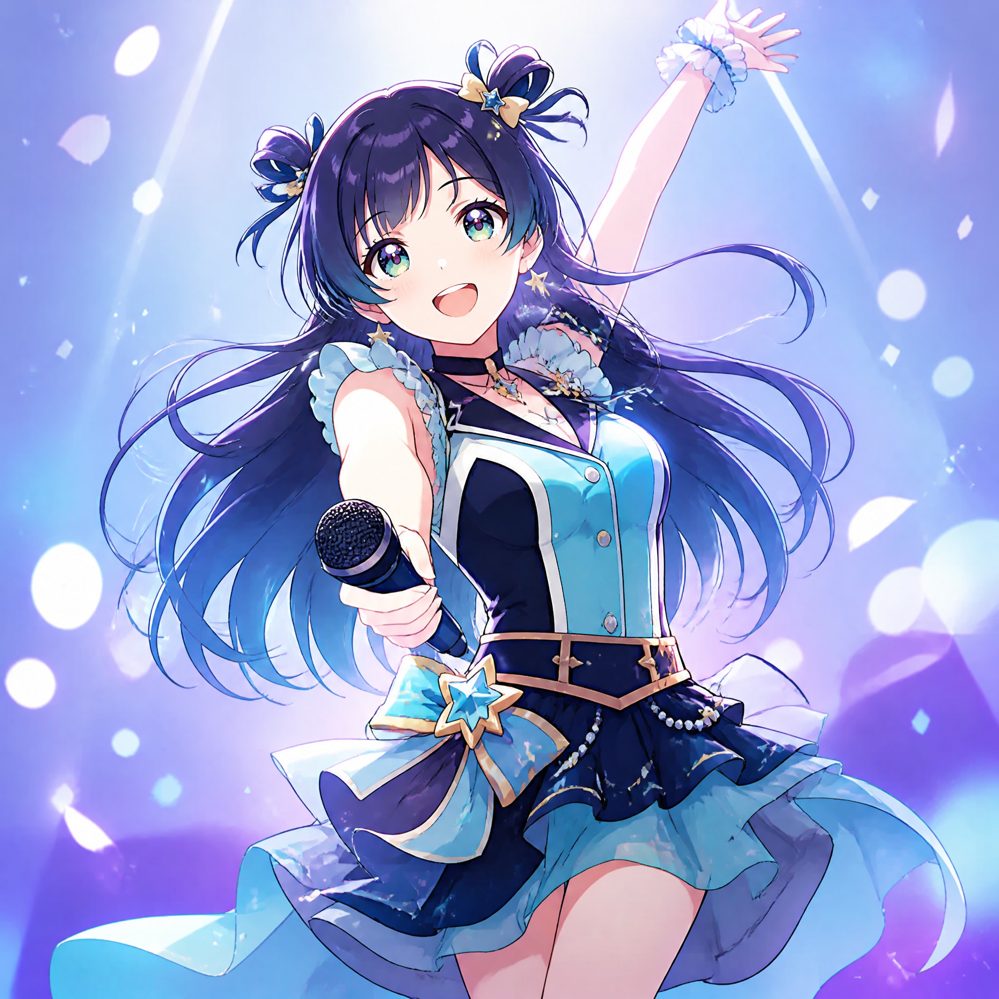 コンサート（２）3時のアイドル　蒼月みなみ　GPTimages2.0 | の人気AIイラスト・グラビア