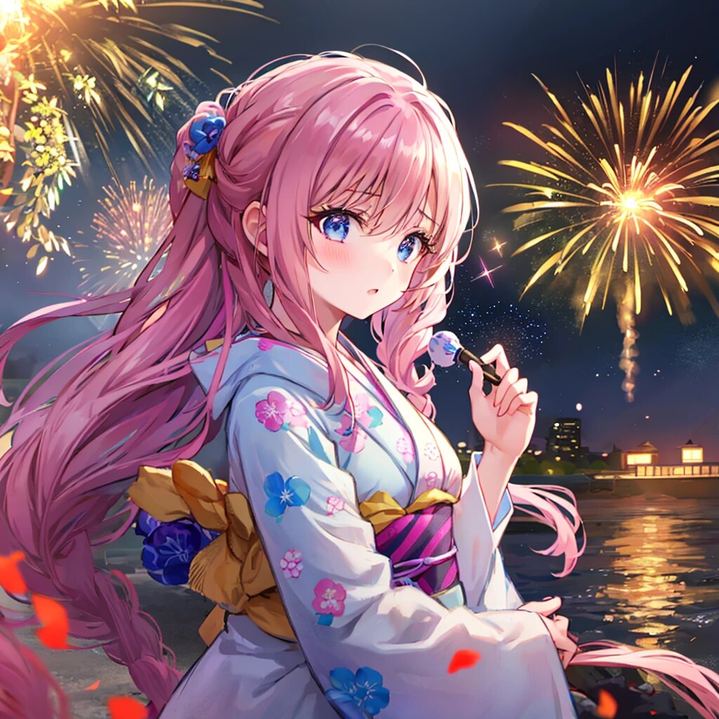 花火デート | の人気AIイラスト・グラビア