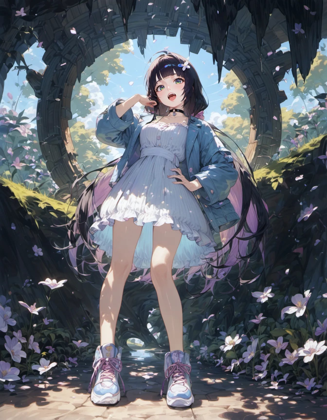 Bloom Amidst the Stone | の人気AIイラスト・グラビア