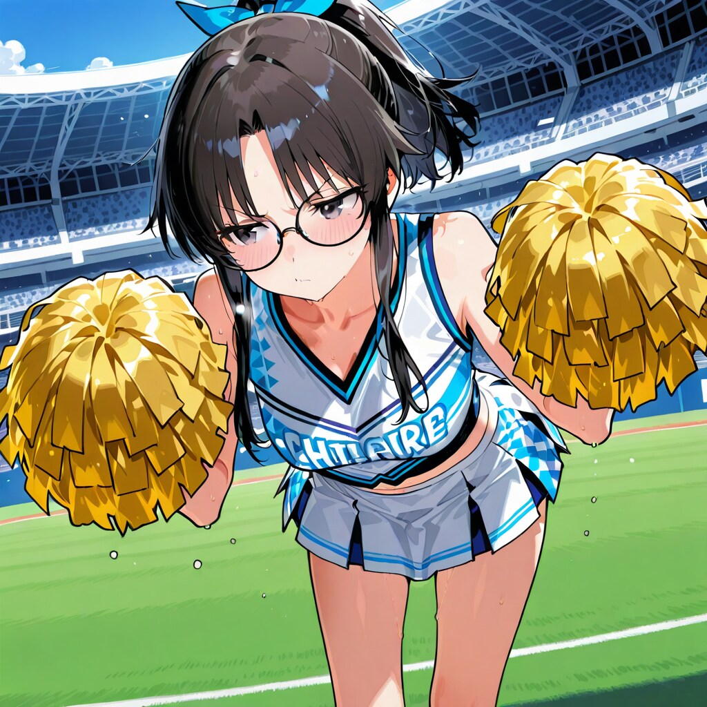 チアリーダーもできちゃう楓ちゃん