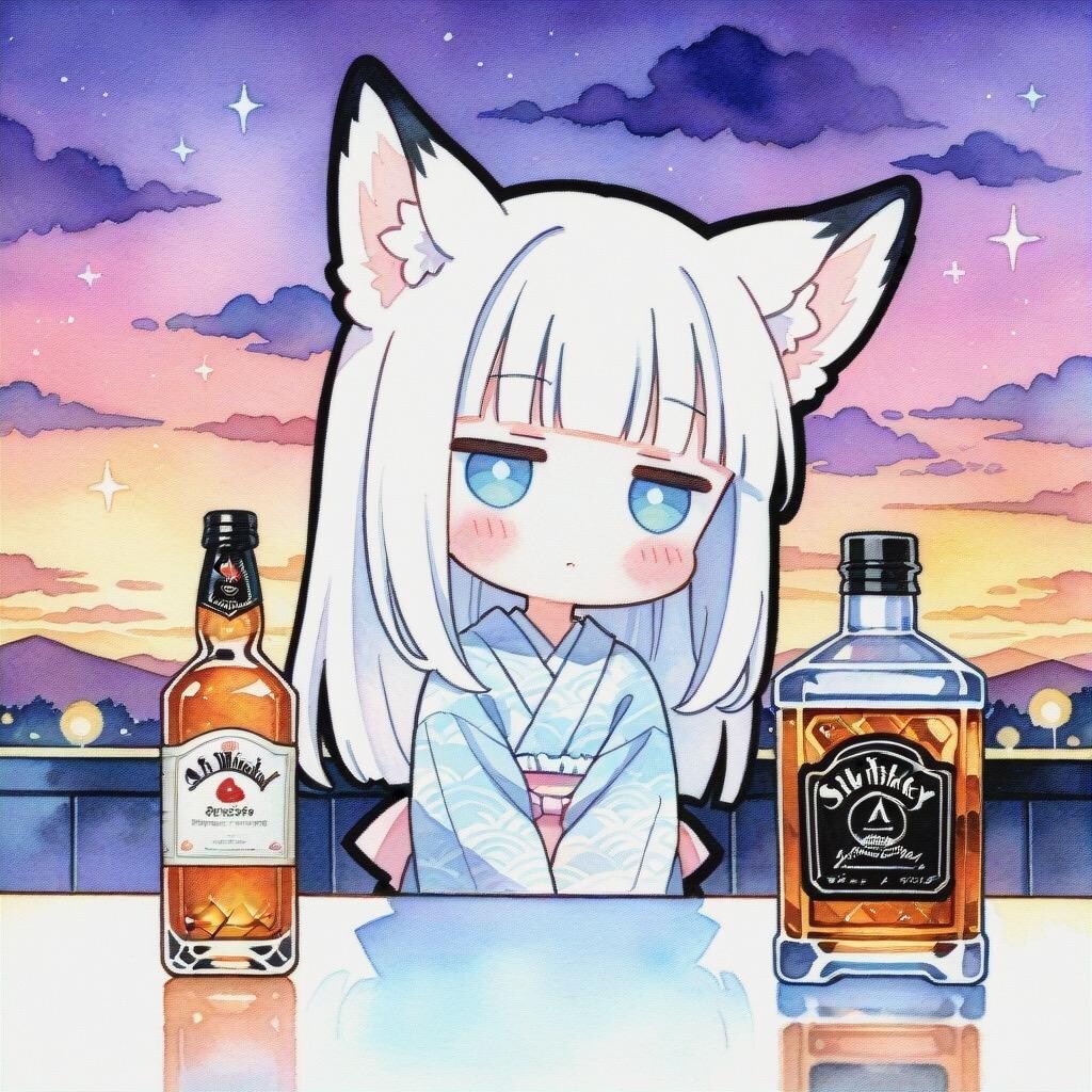 飲むきつねっ娘