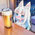 飲むきつねっ娘 2枚目