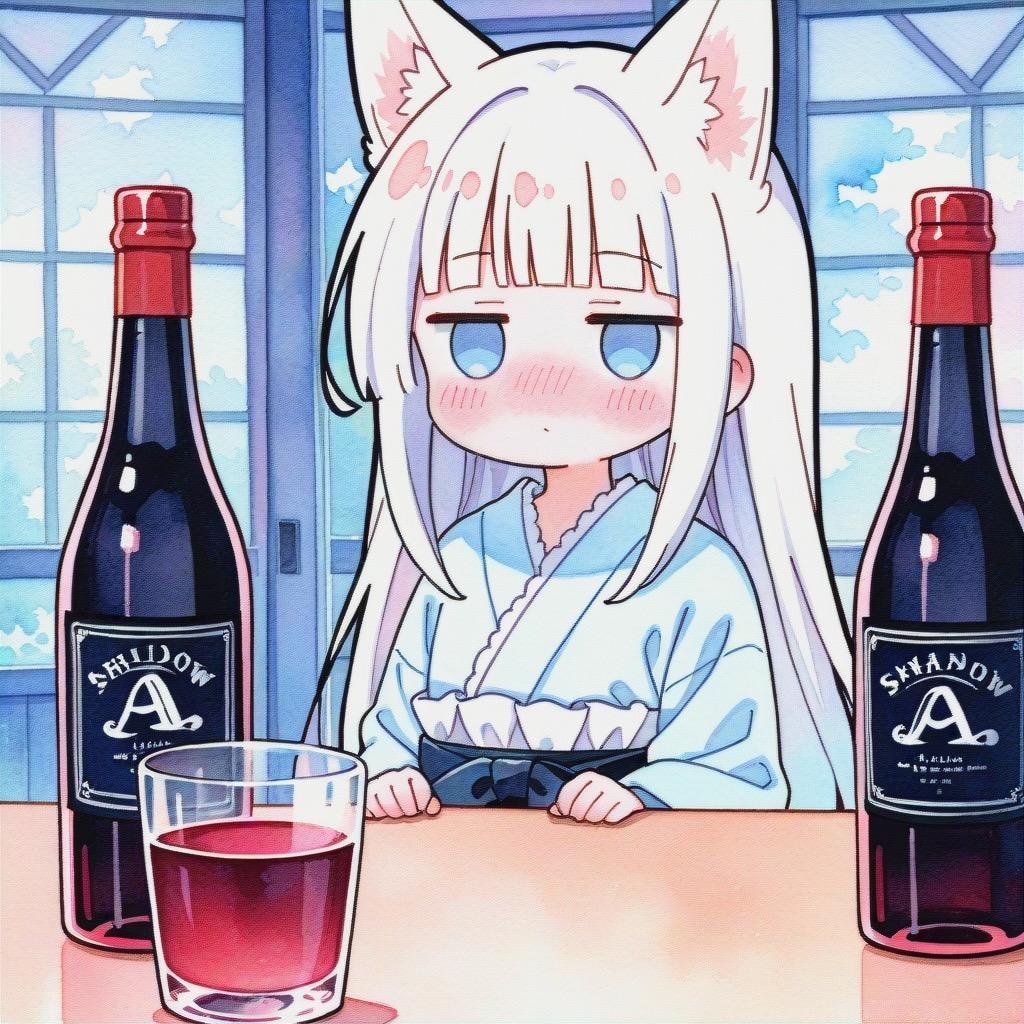 飲むきつねっ娘