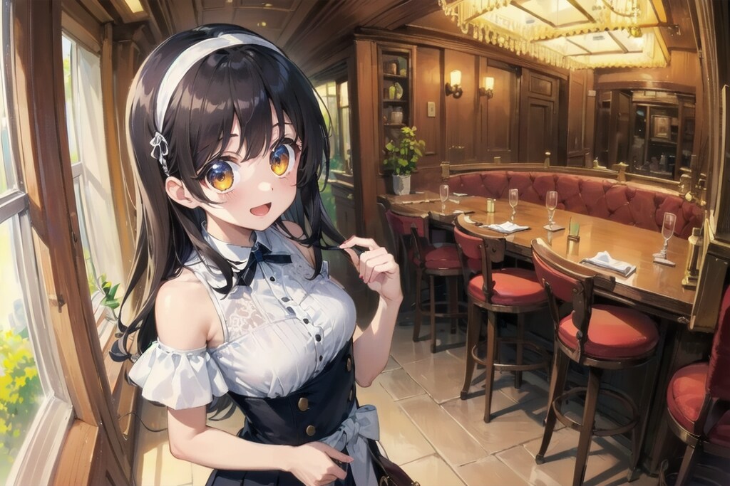 cute eye、愛華、高級そうなレストラン