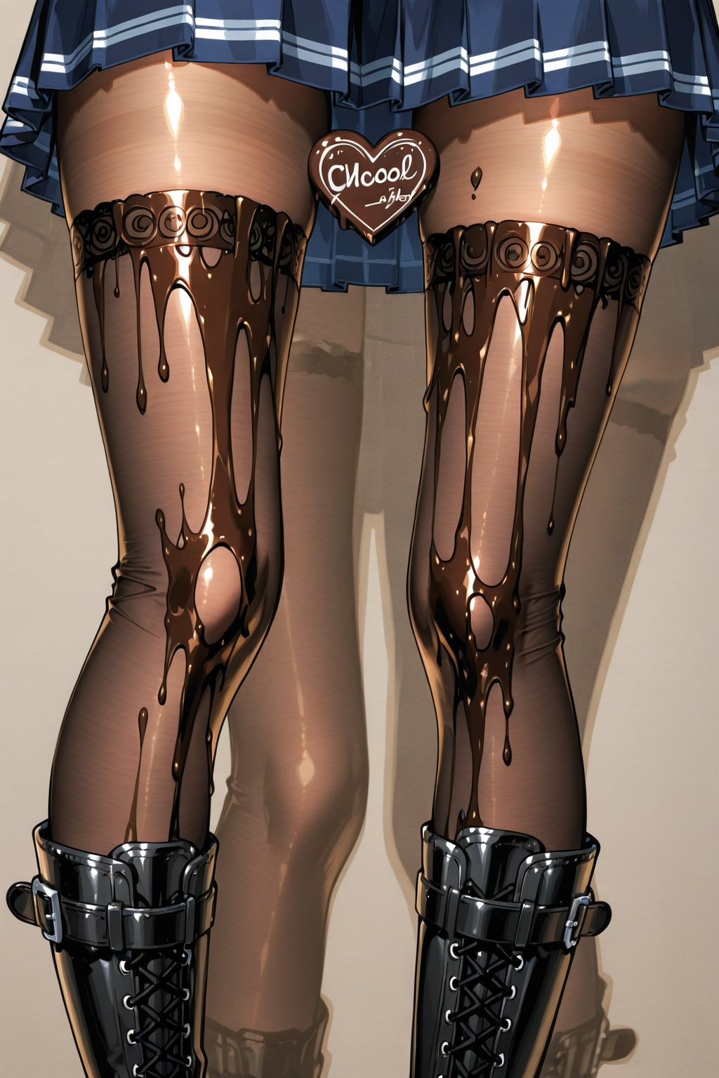 チョコレートの服は描いて貰えなかった