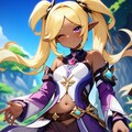 エルフ姉妹のくつろぎのひととき 2枚目