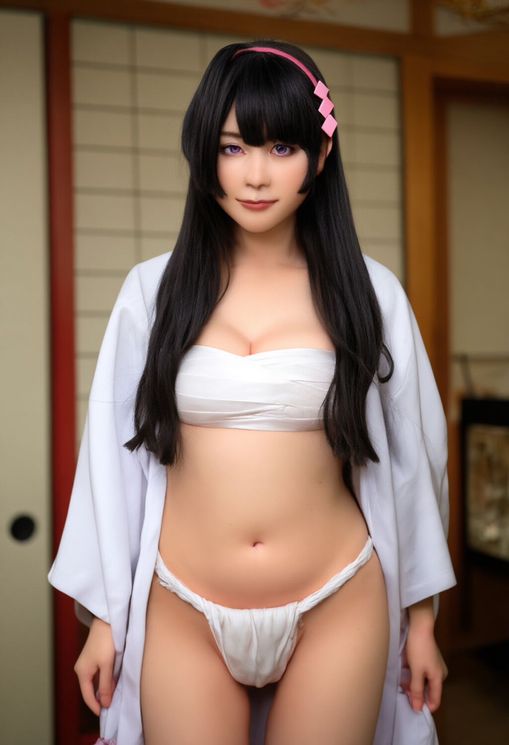 コスプレ写真風_望月亜也子のコスプレをしてもらった