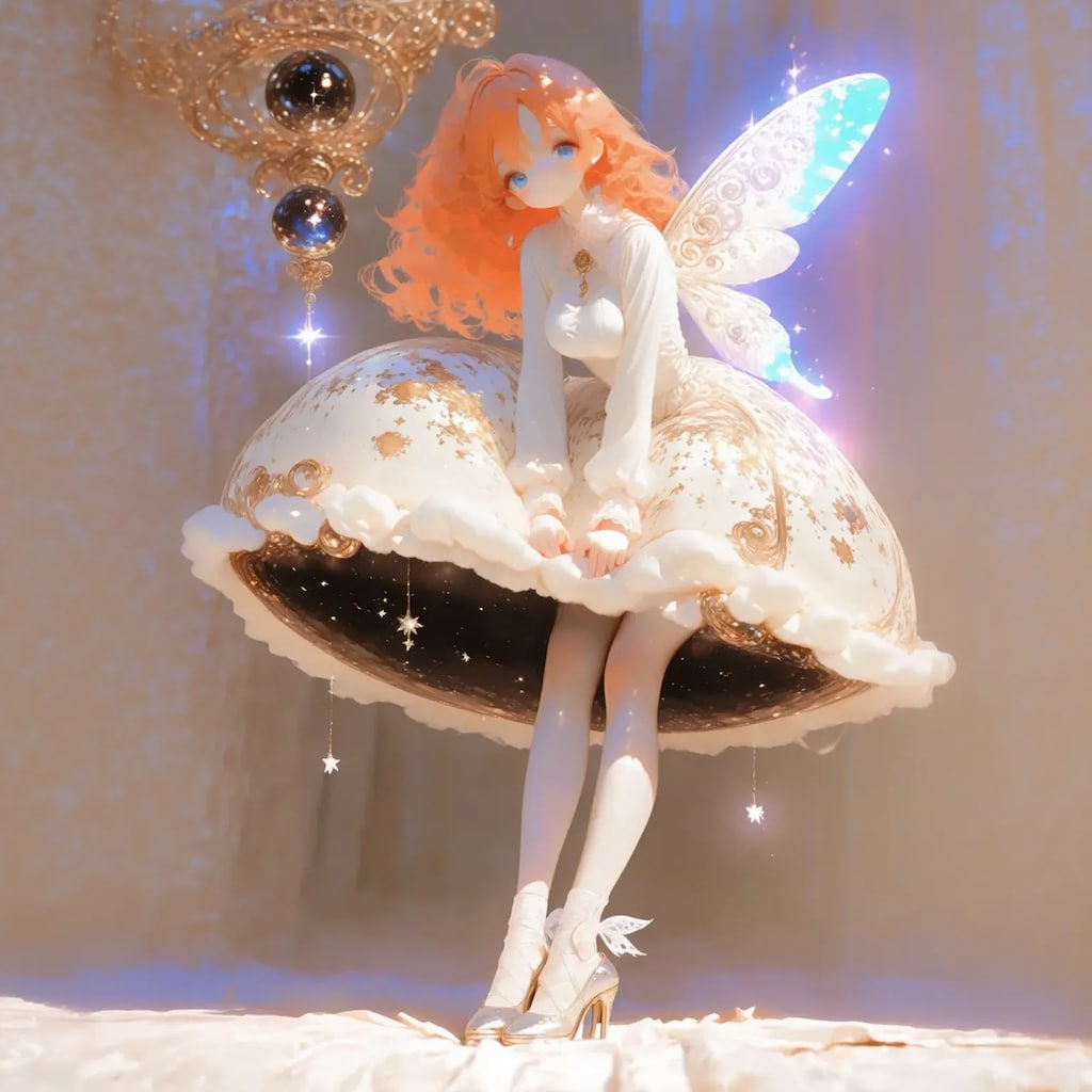 ドールハウスに住み着いた妖精