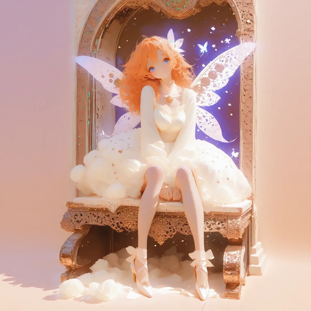 ドールハウスに住み着いた妖精