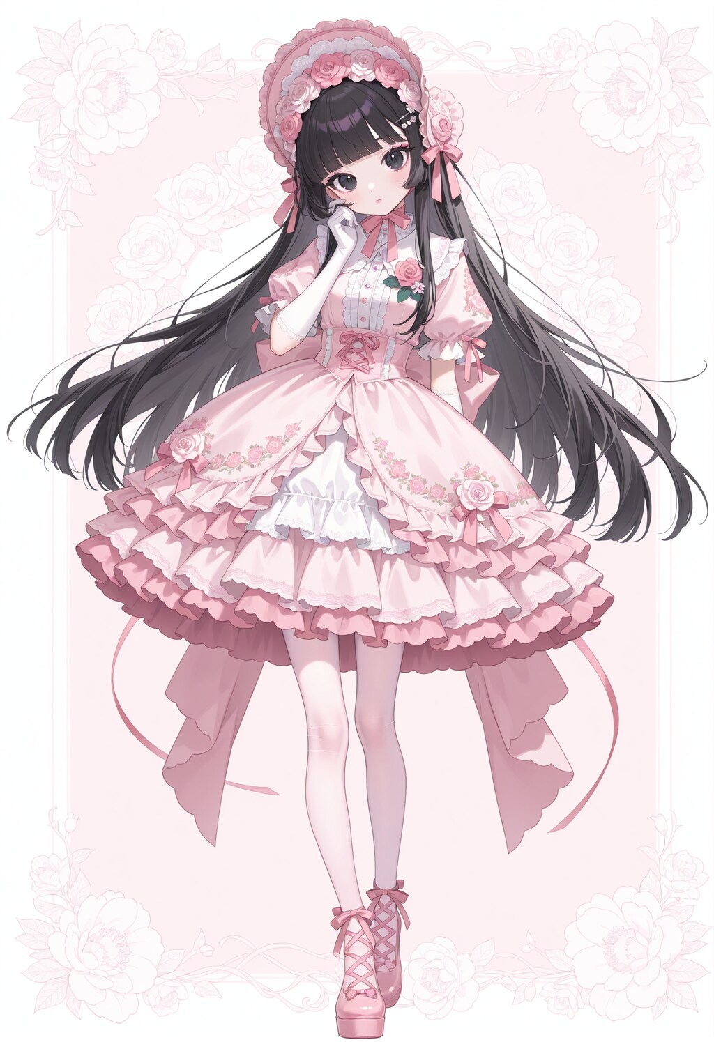 ピンクロリィタ少女7