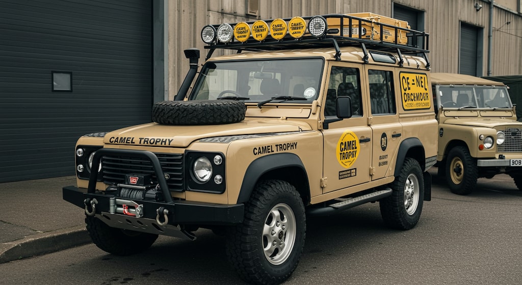 ランドローバーキャメルトロフィー仕様