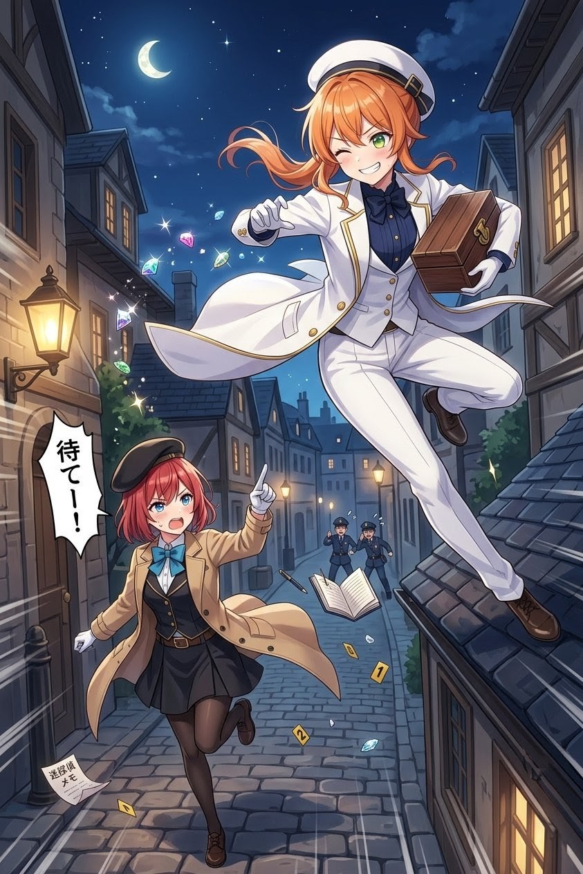 迷探偵カエデと怪盗アキナ〜最後の事件？ | の人気AIイラスト・グラビア