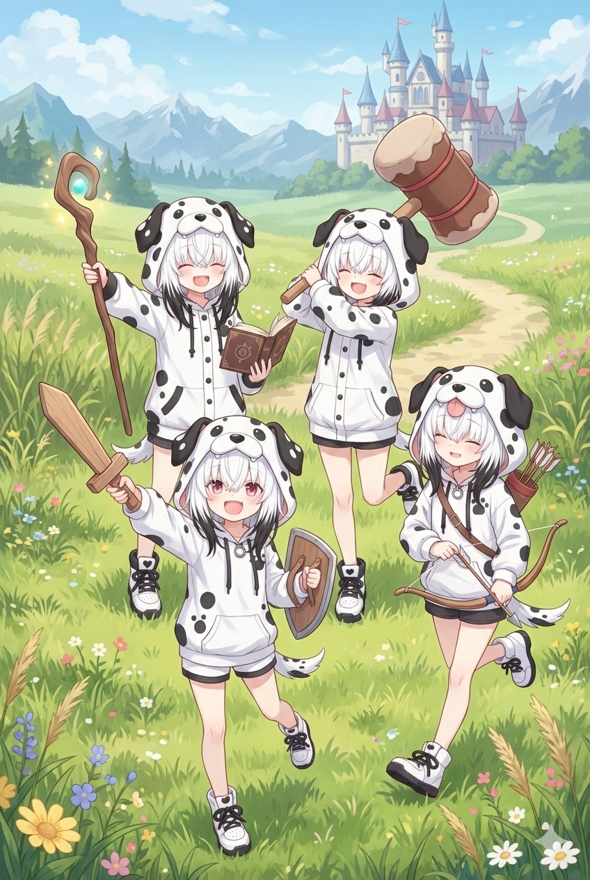 ダルメシアンちゃんたちのだいぼうけん！ | の人気AIイラスト・グラビア