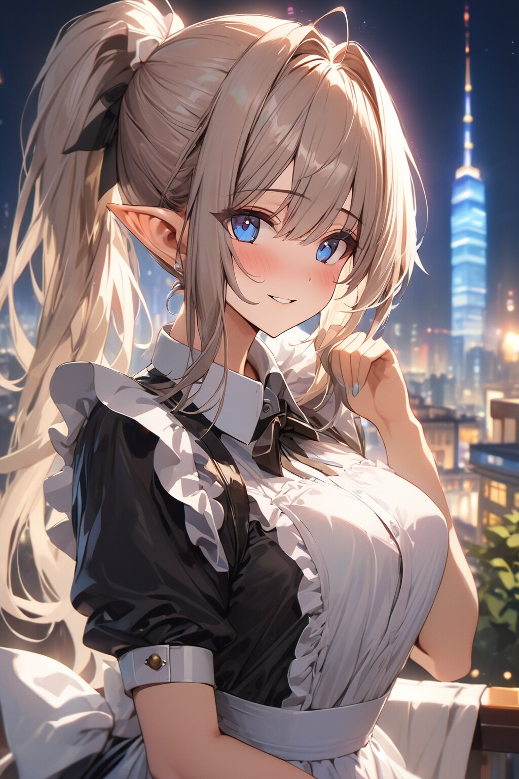 ポニーテールメイドちゃん